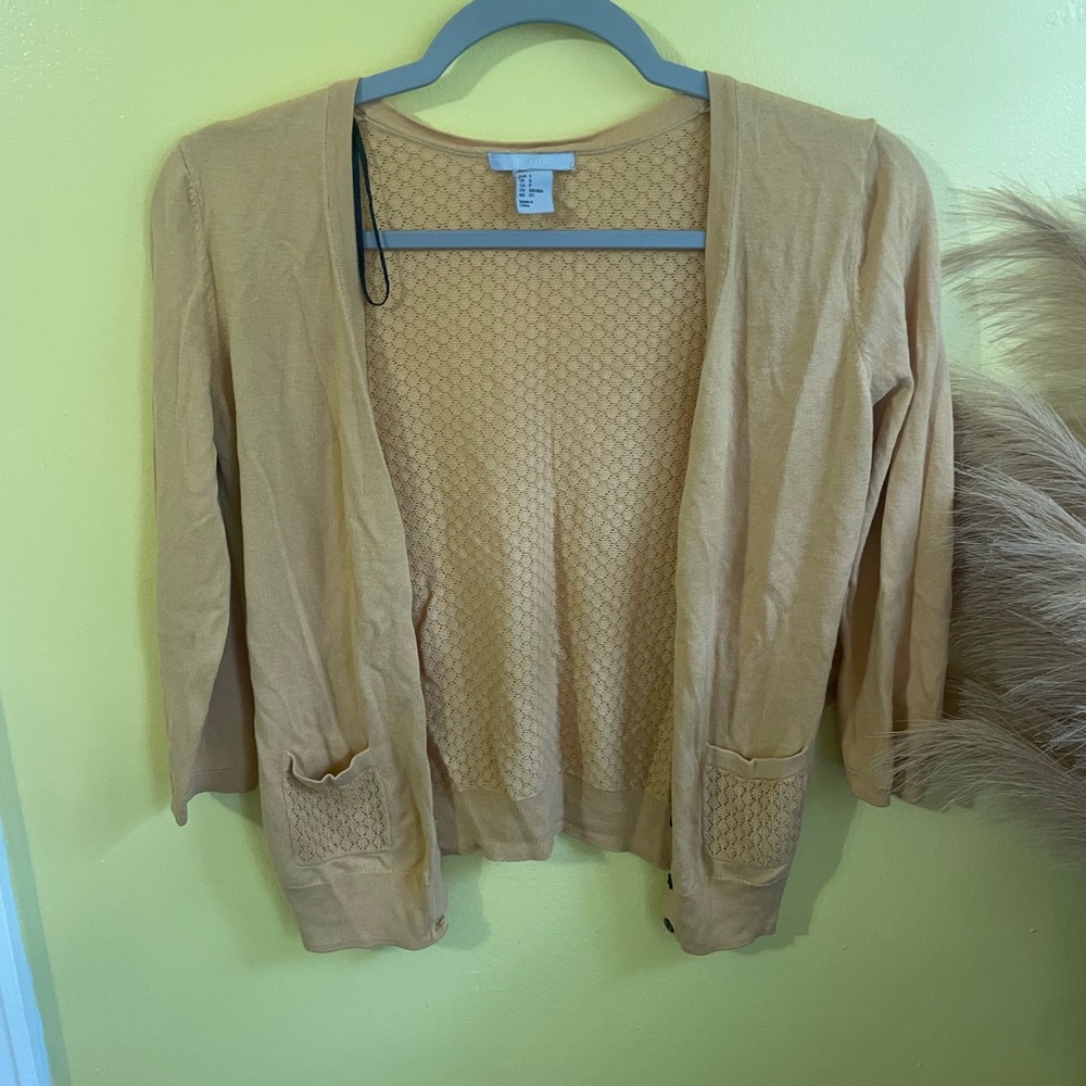 Women's Divided gold Cardigan